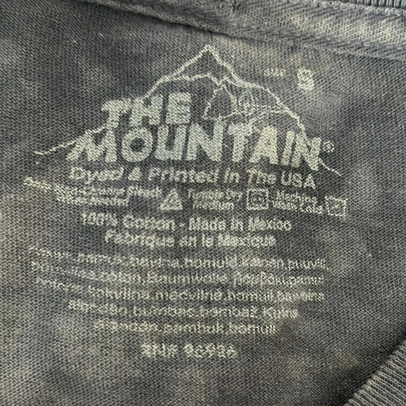 The Mountain Wolf and Moon Tie Dye Short Sleeve T Shirt - Size Small - Picture 4 of 5